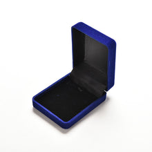 Storage Gift Jewelry Box 7.7x6.2x3cm 2 Colors Velvet Earrings Ring Necklace Bracelet Display Box Case J4U66