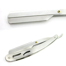Straight Edge Stainless Steel Barber Folding Shaving Shave Knife J4U66