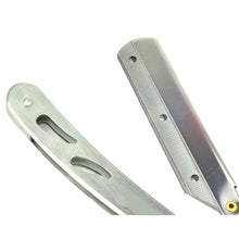 Straight Edge Stainless Steel Barber Folding Shaving Shave Knife J4U66