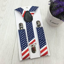 stylish boys girls kid child baby children clip on y back elastic suspenders J4U66