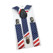 stylish boys girls kid child baby children clip on y back elastic suspenders J4U66