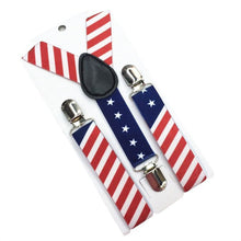 stylish boys girls kid child baby children clip on y back elastic suspenders J4U66