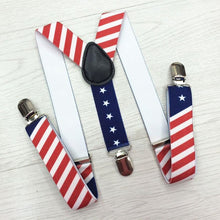 stylish boys girls kid child baby children clip on y back elastic suspenders J4U66