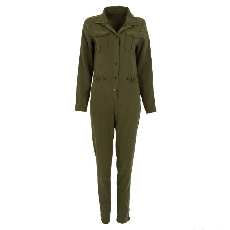 stylish women sexy jumpsuit long sleeve jumpsuits cotton rompers clubwear romper J4U66
