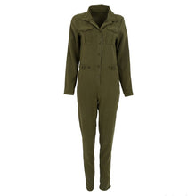 Stylish Sexy Jumpsuit Long Sleeve Jumpsuits Cotton Rompers Clubwear Romper J4U66