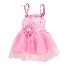 Baby Girls Kids Sequin Sunflower Birthday Wedding Bridesmaid Strape Dress 1-4Y J4U66