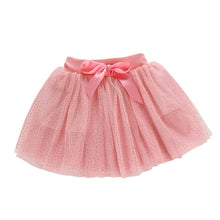 Baby Kids Girls Polka Dot Bowknot Lace Party Wedding Tutu Skirt 1-4Y  J4U66
