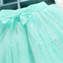 Baby Kids Girls Polka Dot Bowknot Lace Party Wedding Tutu Skirt 1-4Y  J4U66