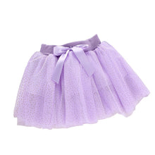 Baby Kids Girls Polka Dot Bowknot Lace Party Wedding Tutu Skirt 1-4Y  J4U66