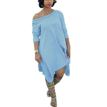 boho dress sexy women oblique irregular loose dress beach dresses J4U66