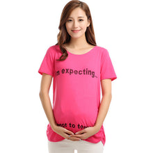 Casual Funny Maternity Nursing Women T-shirts Tops Blouse Pregnant Clothes 30 Colors  J4U66