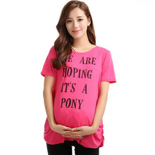 Casual Funny Maternity Nursing Women T-shirts Tops Blouse Pregnant Clothes 30 Colors  J4U66