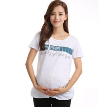 Casual Funny Maternity Nursing Women T-shirts Tops Blouse Pregnant Clothes 30 Colors  J4U66