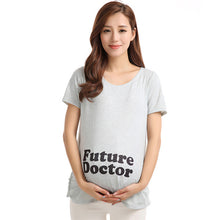 Casual Funny Maternity Nursing Women T-shirts Tops Blouse Pregnant Clothes 30 Colors  J4U66