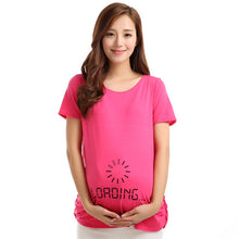 Casual Funny Maternity Nursing Women T-shirts Tops Blouse Pregnant Clothes 30 Colors  J4U66
