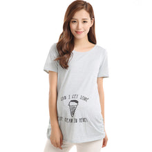 Casual Funny Maternity Nursing Women T-shirts Tops Blouse Pregnant Clothes 30 Colors  J4U66