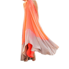 Chiffon Boho Long Maxi Evening Party Dress Women Beach Dresses S-XL J4U66