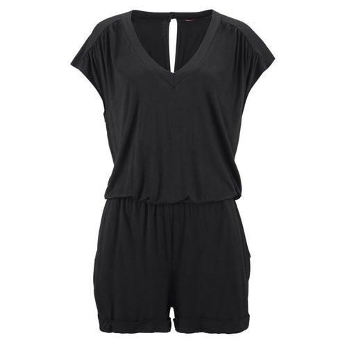 Cosy Sexy Women's V Neck Mini Playsuit Ladies Jumpsuit Party Shorts Beach Shorts Femme J4U66