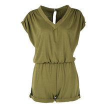 Cosy Sexy Women's V Neck Mini Playsuit Ladies Jumpsuit Party Shorts Beach Shorts Femme J4U66