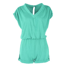 Cosy Sexy Women's V Neck Mini Playsuit Ladies Jumpsuit Party Shorts Beach Shorts Femme J4U66