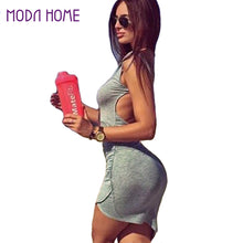 dress women solidcolor sexy backless bodycon bandage club pencil dress evening party mini beach dress vestidos J4U66