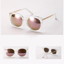 Fashion Oversized Round Sunglasses Unisex Women Men Mirrored Lens Metal Frame Sun Glasses Oculos Feminino J4U66