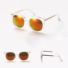 Fashion Oversized Round Sunglasses Unisex Women Men Mirrored Lens Metal Frame Sun Glasses Oculos Feminino J4U66