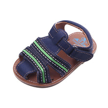 Infant Baby Boys Sandals Shoes Soft Leather Breathable Antislip Toddler Prewalker Shoes J4U66