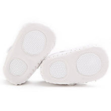 Infants Kids Soft Soled Crib Shoes Baby Girls Flat Bottom Bow Shoes Y4 J4U66