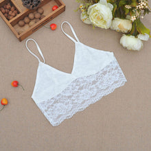 Sexy Women Crop Top Lace Deep V Neck Strap Backless Camisole Bralette Beachwear J4U66