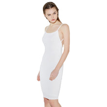 sexy women mini slip dress spaghetti strap open back sleeveless bodycon evening party dress clubwear vestidos J4U66