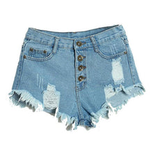 sexy womens irregular high waisted shorts slim fit denim jeans shorts J4U66