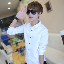 Style CasualFashion Leisure Luxury Long Sleeve Mens Casual Slim Fit Stylish Shirts Men's Shirt Camisetas J4U66