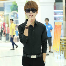 Style CasualFashion Leisure Luxury Long Sleeve Mens Casual Slim Fit Stylish Shirts Men's Shirt Camisetas J4U66