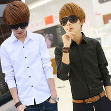 Style CasualFashion Leisure Luxury Long Sleeve Mens Casual Slim Fit Stylish Shirts Men's Shirt Camisetas J4U66