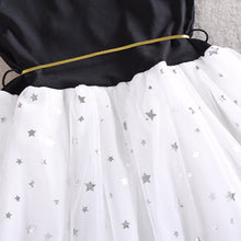 Style Children Kids Baby Girls One Piece Dresses Stars Sequins Tulle Bow Dress Tutu Dress J4U66