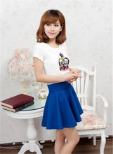 Style Korean version Skirts safty Candy Color mini skirt women's and high waist pleated short skirt  J4U66