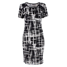 Bodycon Dress Short Sleeve Knee Length Dress OL Formal Work Short Dresses J4U66