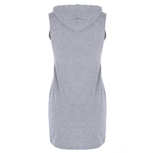 Casual Hooded Bodycon Mini Dress Party Slim Sexy Club Dresses Plus Size J4U66