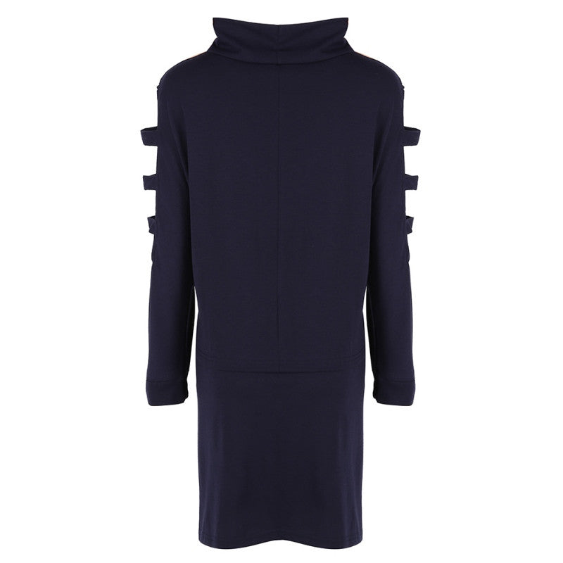 Women Dresses Big Size Plus Size Women Clothing 2 Piece Set Dress Casual Mini Bodycon Dress J4U66