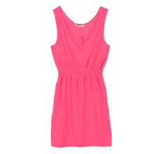 Women Party Evening Beach Slim Mini Dress Elastic Slim Waist Sleeveless Casual Dresses J4U66