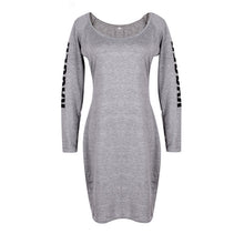 Sexy Bodycon Long Sleeve Back Hollow Out Push Up Cocktail Party Dress Clubwear J4U66