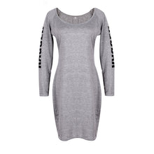 women sexy bodycon long sleeve back hollow out push up cocktail party dress clubwear J4U66