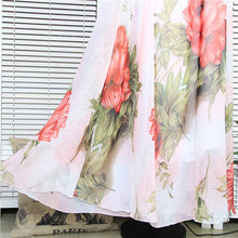 women sexy boho long maxi dresses casual floral beach chiffon dresses m l J4U66