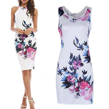 Women Sexy Floral Bodycon Dresses Casual Party Evening Club Short Mini Dress J4U66