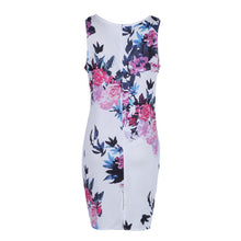 Women Sexy Floral Bodycon Dresses Casual Party Evening Club Short Mini Dress J4U66