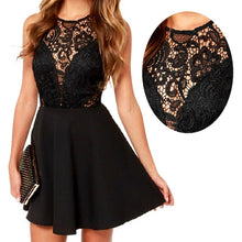 Women Sheer Lace Slim Bodycon Dress Backless Beach Party Club Mini Dress J4U66