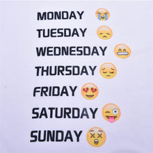 funny clothes emoji t shirt style emotions t shirt women/men top tees t-shirt clothing J4U66