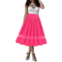 Sexy Women Girl Stretch High Waist Plain Flared Pleated Long Maxi Skirt Beauty Beast romance Pure Skirts J4U66