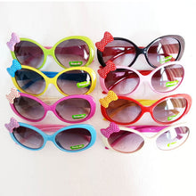 sun glasses for kids plastic frame sunglasses girls baby bowknot cat eye shades goggles eyewear uv400 J4U66